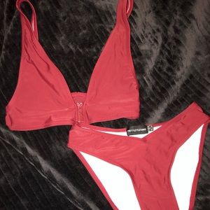 Pretty little thing red swimsuit NWOT